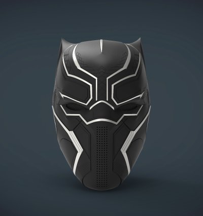Black Panther 3D Printed Mask – Cosplay & Collection🖤