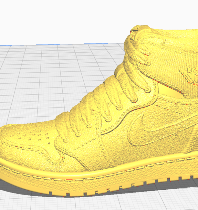 3D Printable Air Jordan 1 Retro High Sneaker Model – Detailed STL for Display or Custom Projects