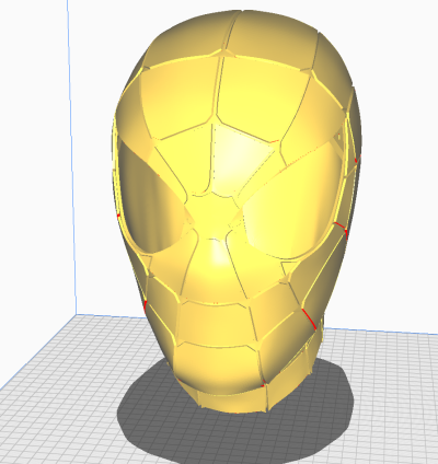 Spider-Man Inspired Mask 3D Print Model – Superhero Cosplay Helmet STL