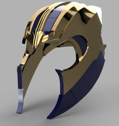 Thanos Helmet 3D Print Model – High-Detail Wearable Cosplay Armor STL