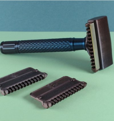 Adjustable Safety Razor with Interchangeable Combs | 3D Printable Grooming Tool