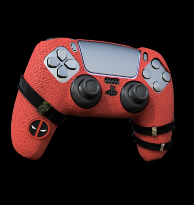 Deadpool-Inspired PS5 Controller Shell | 3D Printable Custom Gamepad Case
