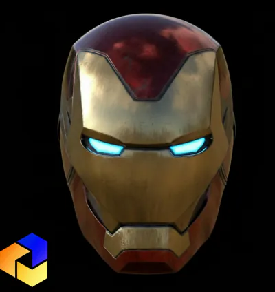 Iron Man Mark 85 Helmet Motorized – STL & 3MF 3D Print Cosplay Model
