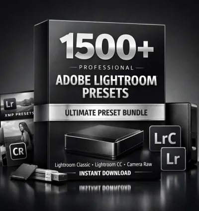 1500+ Professional Adobe Lightroom Presets XMP | Ultimate Preset Bundle | Lightroom Classic, Lightroom CC, Camera Raw | Instant Download