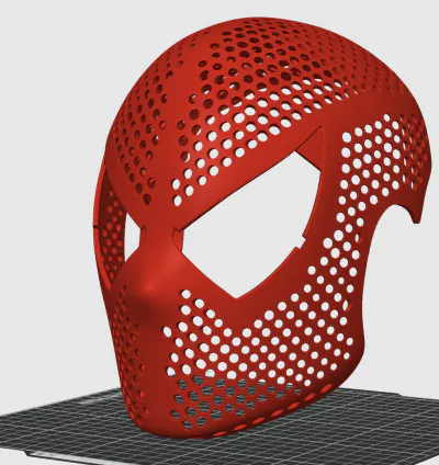 Spider-Man Raimi Faceshell STL – Movie Accurate 3D Print Mask (Instant Download)