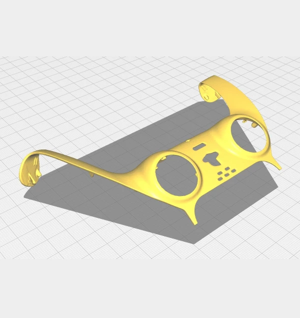 PS5 Controller Custom Shell 3D Print Model | Front Shell Mod - Gaming DIY STL File