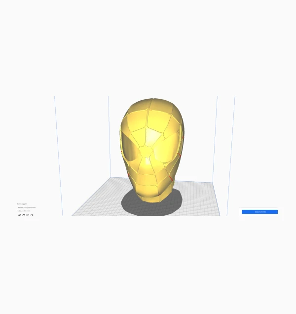 Spider-Man Inspired Mask 3D Print Model – Superhero Cosplay Helmet STL