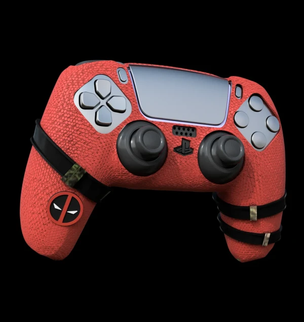Deadpool-Inspired PS5 Controller Shell | 3D Printable Custom Gamepad Case