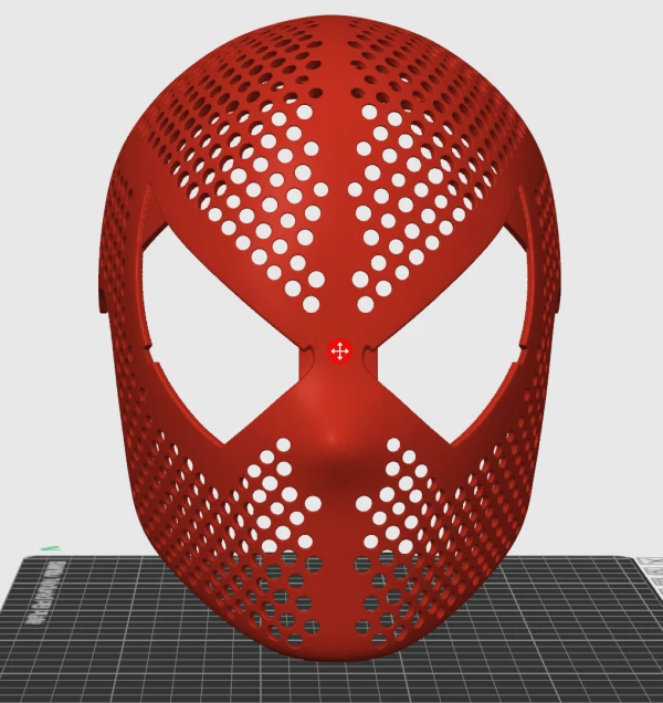 Spider-Man Raimi Style Faceshell 3D Print Model with Detachable Lenses