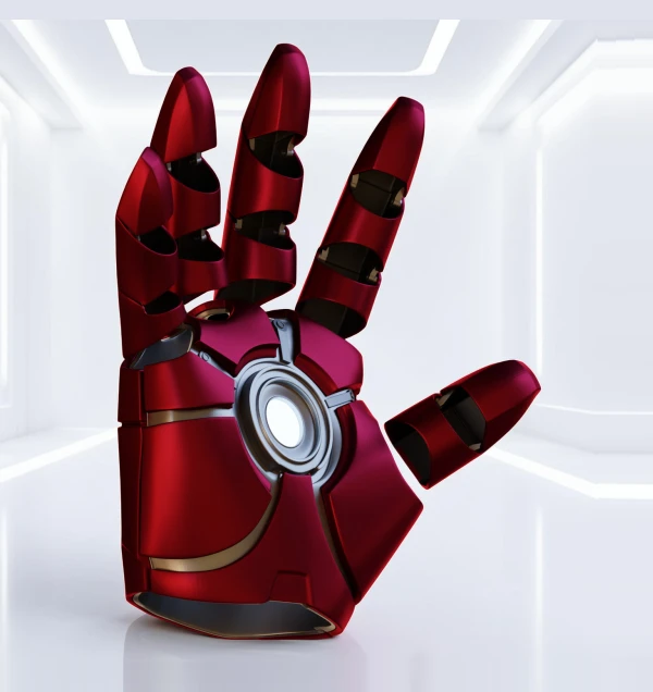 Futuristic Mechanical Gauntlet STL – Wearable 3D Print Armor Glove for Cosplay & Display