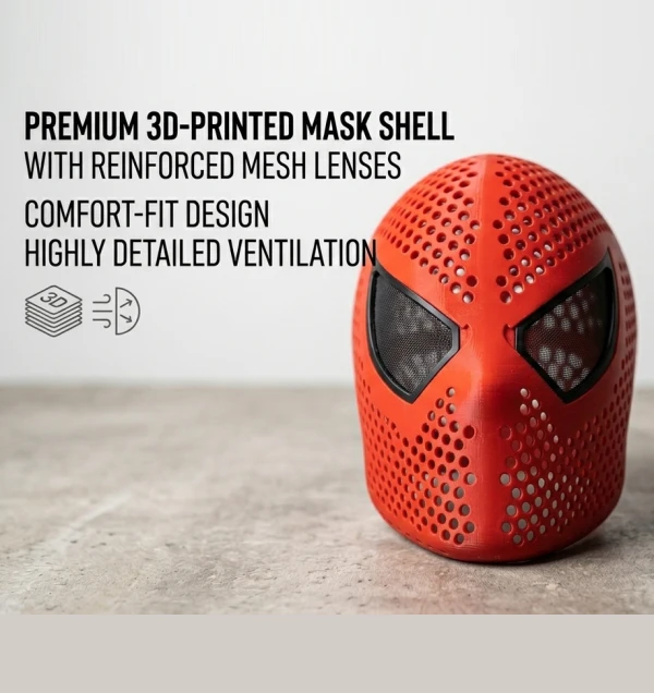 Spider-Man Raimi Faceshell STL – Movie Accurate 3D Print Mask (Instant Download)